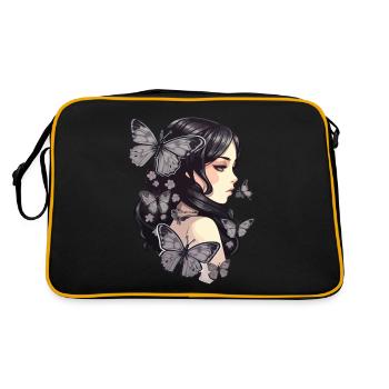 Gothic Lady: Papillons de nuit et incolores - Sac Retro - noir/or - Dos