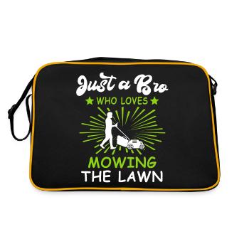 Lawn mowers Lawn mowing - Retro Bag - black/gold - Back