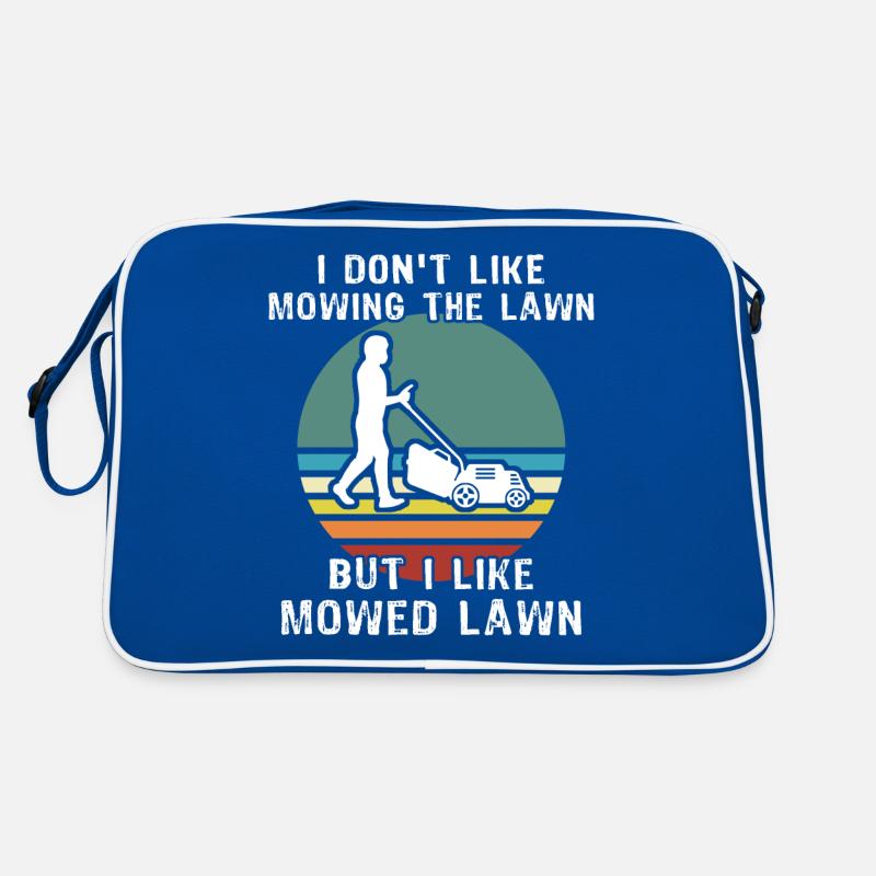 Rasen Mähen Retro Tasche