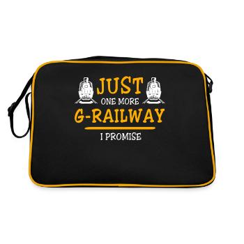 Garden railway gauge G - Retro Bag - black/gold - Back