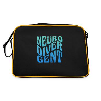 ADHD - Retro Bag - black/gold - Back