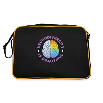 ADHD ADHD Attention Deficit Gift - Retro Bag - black/gold - Back