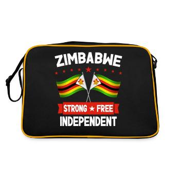 Zimbabwe - Sac Retro - noir/or - Dos