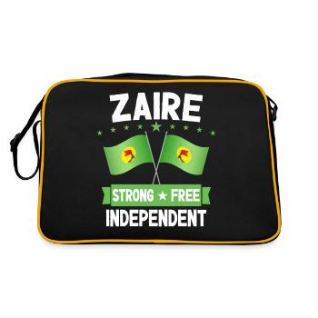 Zaïre - Sac Retro - noir/or - Dos