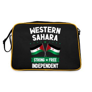Sahara occidental - Sac Retro - noir/or - Dos