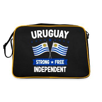 Uruguay - Sac Retro - noir/or - Dos