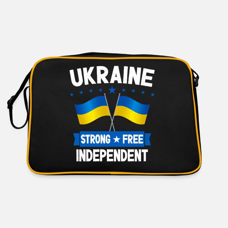 Ukraine - Retro Bag - black/gold