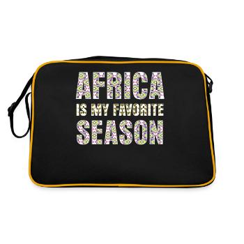 Afrique Africaine - Sac Retro - noir/or - Dos