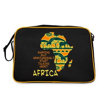 Safari en Afrique - Sac Retro - noir/or - Dos