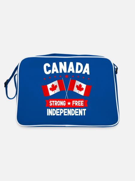 Canada - Sac Retro - bleu/blanc - Dos