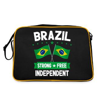 Brésil - Sac Retro - noir/or - Dos
