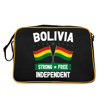 Bolivie - Sac Retro - noir/or - Dos