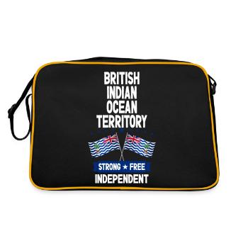British Indian Ocean Territory - Retro Bag - black/gold - Back