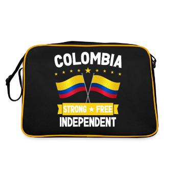 Colombie - Sac Retro - noir/or - Dos