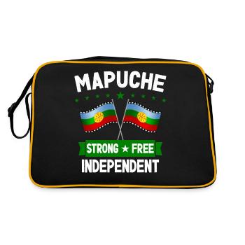 Mapuche - Sac Retro - noir/or - Dos