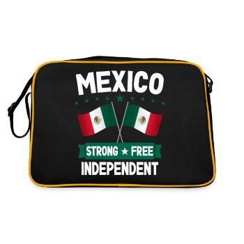 Mexique - Sac Retro - noir/or - Dos