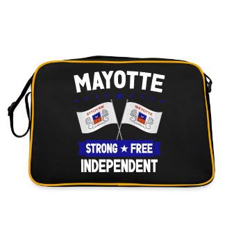 Mayotte - Sac Retro - noir/or - Dos