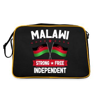 Malawi - Sac Retro - noir/or - Dos