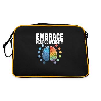 ADHD ADHD Attention Deficit Gift - Retro Bag - black/gold - Back