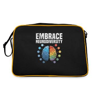 ADHD - Retro Bag - black/gold - Back