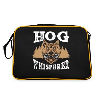 Hog Whisperer Wild Boar Wild Boar Hunter Schwei - Retro Bag - black/gold - Back