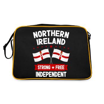 Irlande du Nord - Sac Retro - noir/or - Dos