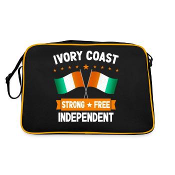 Ivory Coast - Retro Bag - black/gold - Back