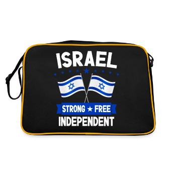 Israël - Sac Retro - noir/or - Dos