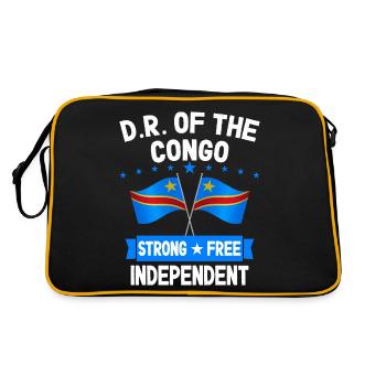 République démocratique du Congo - Sac Retro - noir/or - Dos