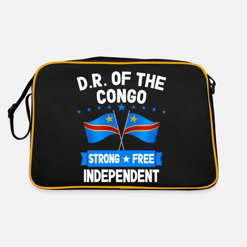 Demokratische Republik Kongo Retro Tasche