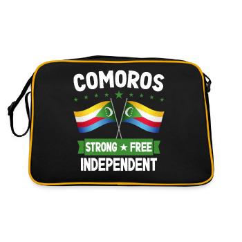 Comores - Sac Retro - noir/or - Dos