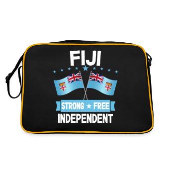Fiji - Retro Bag - black/gold - Back