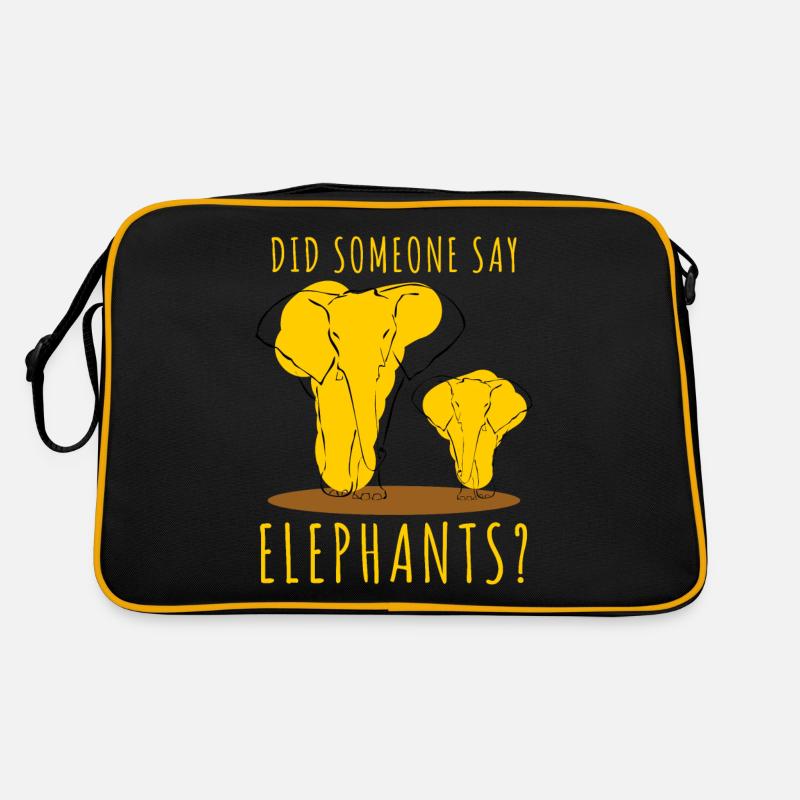 Éléphant Bébé éléphant éléphant Sac Retro