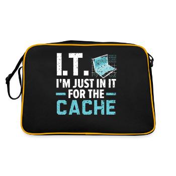 I'd tell you a joke about UDP, but d - Retro Bag - black/gold - Back