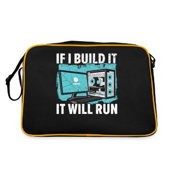 You clicked on the link, right? - Retro Bag - black/gold - Back