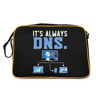 From On Have you tried rebooting? - Retro Bag - black/gold - Back