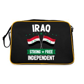 Irak - Sac Retro - noir/or - Dos