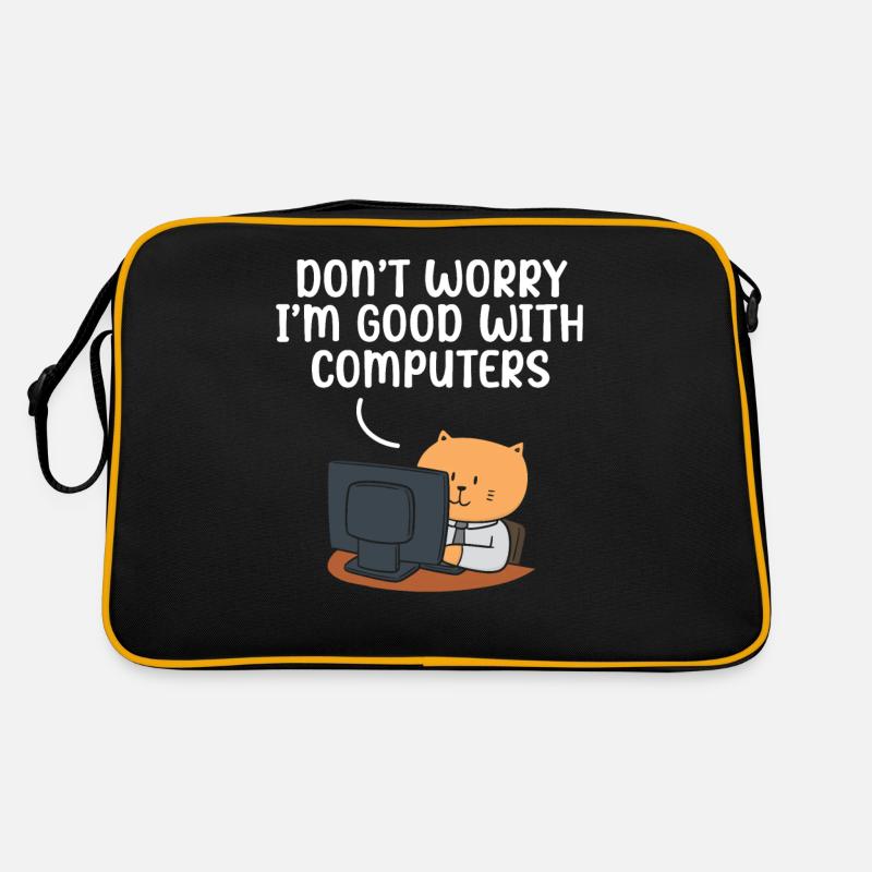 Don't Worry I'm Good With Computers Tech Support Retro Tasche