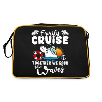 Croisière familiale en bateau de croisière - Sac Retro - noir/or - Dos