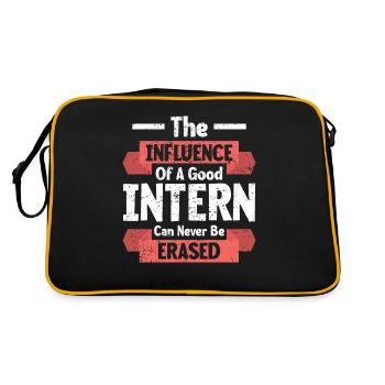 Intern Gift Unpaid Intern - Retro Bag - black/gold - Back