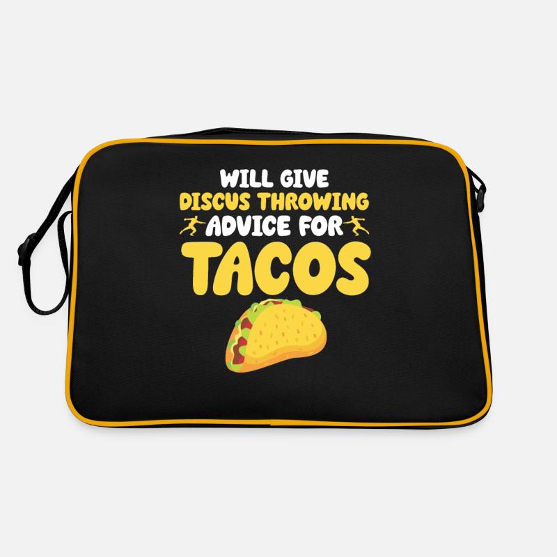 Diskuswerfer Geschenk Diskuswerfen Retro Tasche
