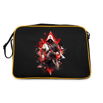 Epic Gamer Cyber Assassin Occultist Rouge Blanc - Sac Retro - noir/or - Dos
