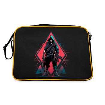 Epic Gamer Cyber Assassin Digital Route Rouge - Sac Retro - noir/or - Dos