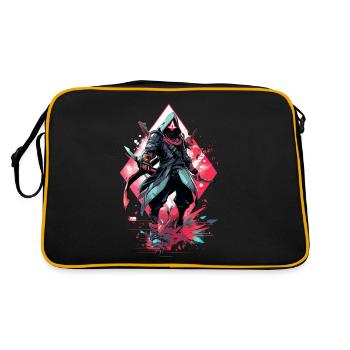 Epic Gamer Cyber Assassin en rouge avec Shard - Sac Retro - noir/or - Dos