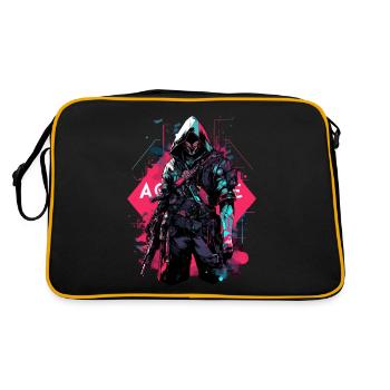 Epic Gamer Cyber Assassin du futur - Sac Retro - noir/or - Dos
