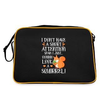 ADHD ADHD Attention Deficit Gift - Retro Bag - black/gold - Back