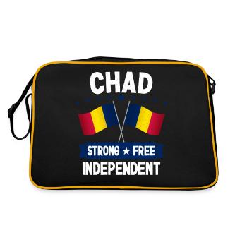Tchad - Sac Retro - noir/or - Dos