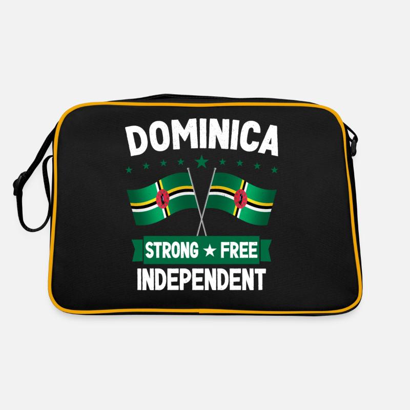 Dominica - Retro Bag - black/gold