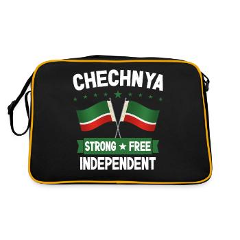 Tchétchénie - Sac Retro - noir/or - Dos