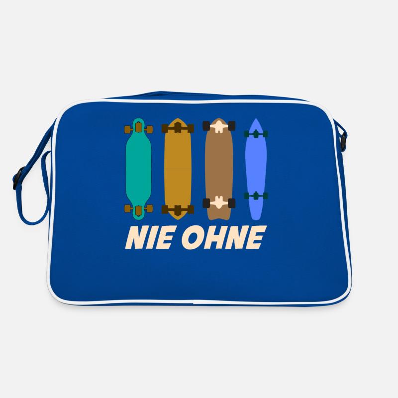 Longboard Longboarding Longboarder Retro Tasche